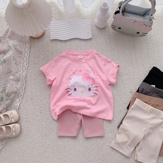 Áo bé gái, Áo thun hè bé gái nhiều họa tiết hình in dễ thương 9-26kg A571 Tiểu Yến KID