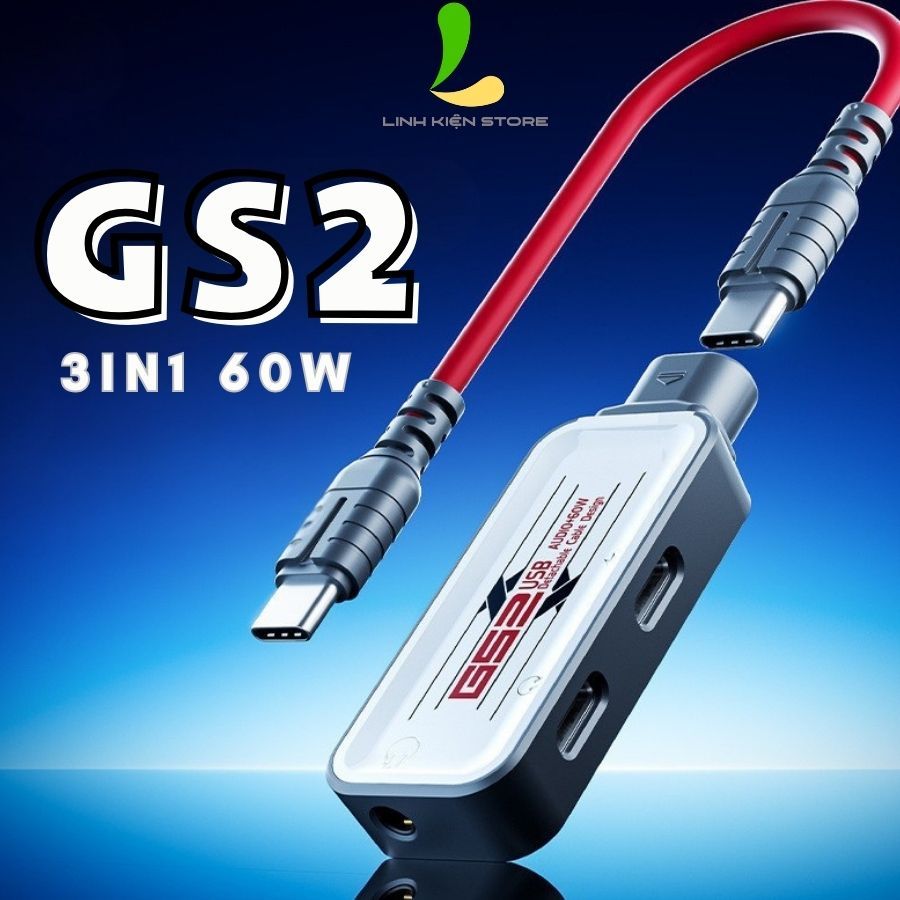 Sound Card Plextone GS2 3in1 - Bộ Chuyển Đổi Âm Thanh USB-C Sang Jack ...