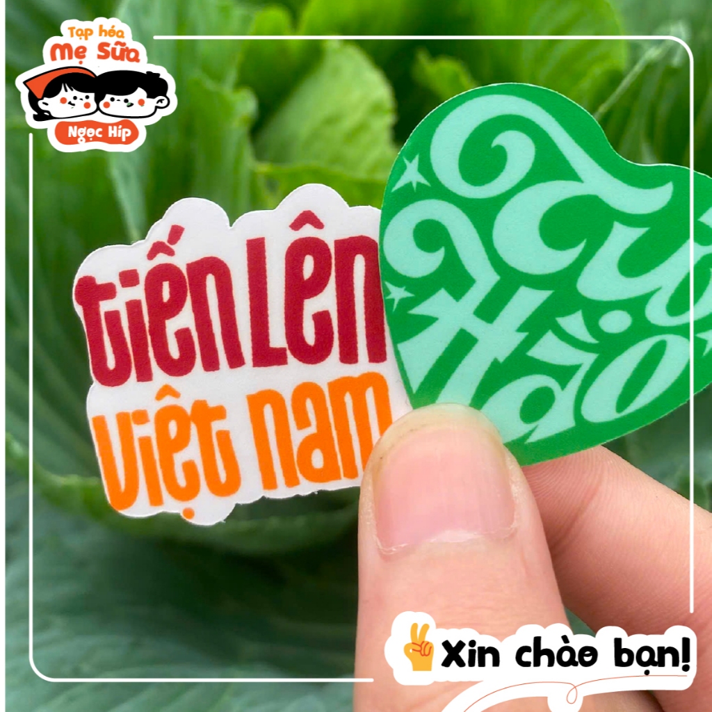 Bộ Sticker - ĐỘc lập tự do, việt siêu cute siêu dễ thương