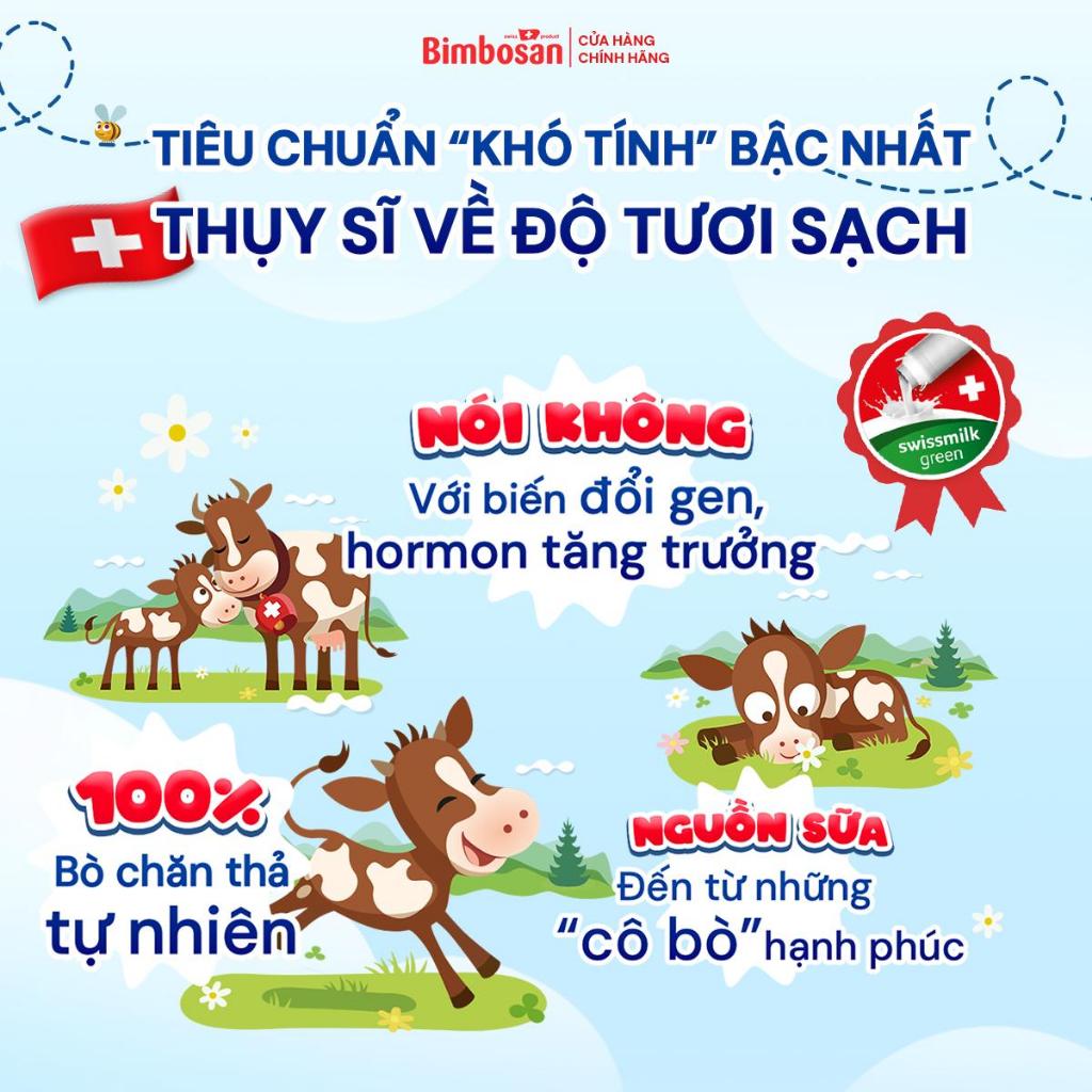 BIMBOSAN SỐ 4 - Sữa công thức nhập khẩu nội địa Thụy Sĩ