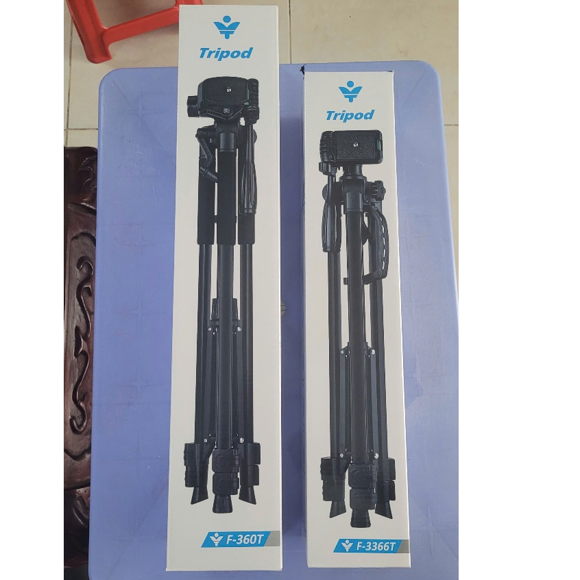 Gậy 3 chân, Giá đỡ Điện Thoại, Trippod 3366 Có Tay Cầm Quay Phim Cao 1m40