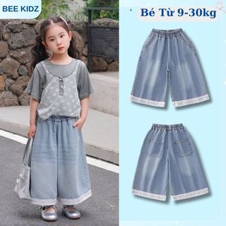 [ BST QUẦN JEAN 2026] Quần Jean Cho Bé Gái, Quần Jean Đi Học Đi Chơi Cho Bé Chất Liệu Jean Mềm Mại