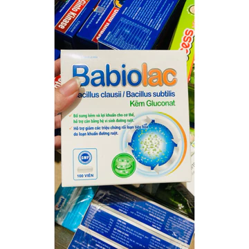 MEN TIÊU HOÁ Babiolac Bổ sung vitamin và lợi khuẩn, hỗ trợ tiêu hoá, giúp ăn ngon miệng