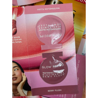 🍉 Sample Má Hồng Glow Recipe Watermelon Glow Niacinamide Dewy Flush (2 Ô x 0.2ml)