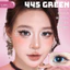 Lens mắt 445 Green màu xanh ngọc không viền tự nhiên, size nhỏ - LUNA EYES brand