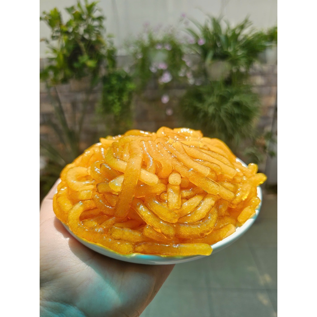Trân Châu Sợi Hoàng Kim LONG PHÚ Gói 1kg - Topping Nguyên Liệu Trà Sữa Dẻo Dai Siêu Cuốn