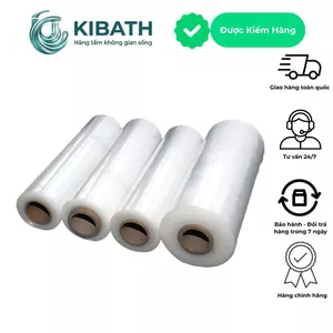 Màng PE Quấn Hàng Khổ 30cm (1560gram), Màng PE Gói Hàng Quần Áo, Giày Dép Tiện Lợi