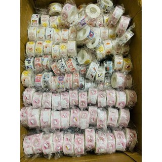 Cuộn 500 sticker hoạt hình ngộ nghĩnh, tem dán sticker hoạt hình nhiều mẫu mã cute lựa chọn
