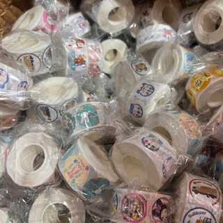 Cuộn 500 sticker hoạt hình ngộ nghĩnh, tem dán sticker hoạt hình nhiều mẫu mã cute lựa chọn