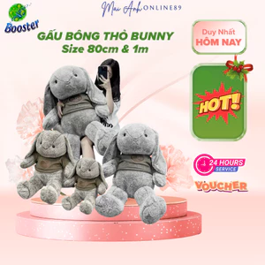 Gấu Bông Thỏ Bunny, Thỏ JELLYCAT tai dài siêu đáng yêu 80cm & 1,1M - HÀNG CAO CẤP