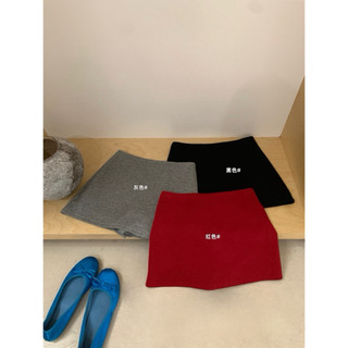 𝐏𝐡𝐢𝐞𝐧 𝐖𝐆𝐖𝐄 | (Sẵn) w8931 Chân Váy Thun Co Dãn Dáng Chữ A 3 Màu Trơn