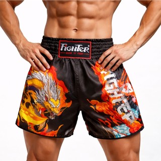 Quần Muay Fighter QMF-03 - In 3D chuyển nhiệt Muay Thai Shorts, Quần Muay Thái, Muay Viet Nam