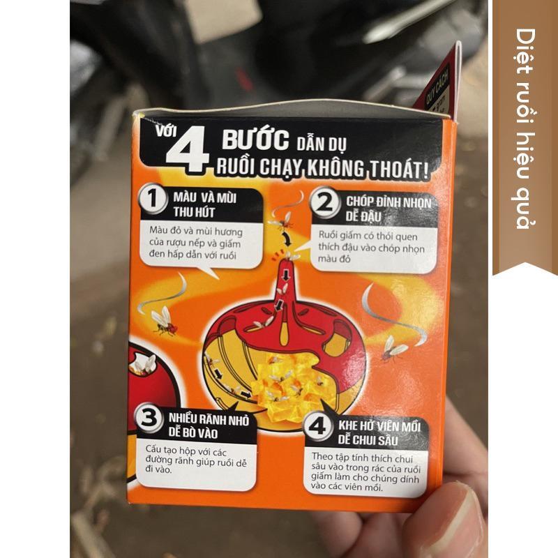 Bẫy Diệt Ruồi Giấm Nhập Nhật Bản - Hiệu Quả 1 Tháng, An Toàn Cho Trẻ Em & Thú Cưng, Dùng Trong Nhà Bếp