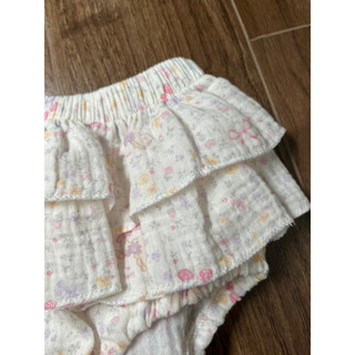Quần chip Xô muslin nhún bèo 2 tầng dễ thương cho bé gái