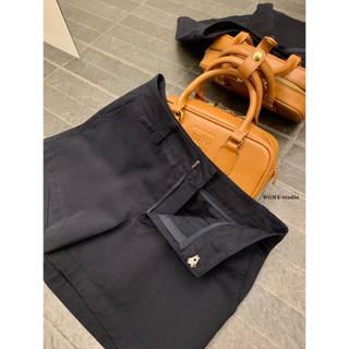 𝐏𝐡𝐢𝐞𝐧 𝐖𝐆𝐖𝐄 | (Sẵn) w8929 Quần Short Kaki Cạp Cao Dáng A Trơn