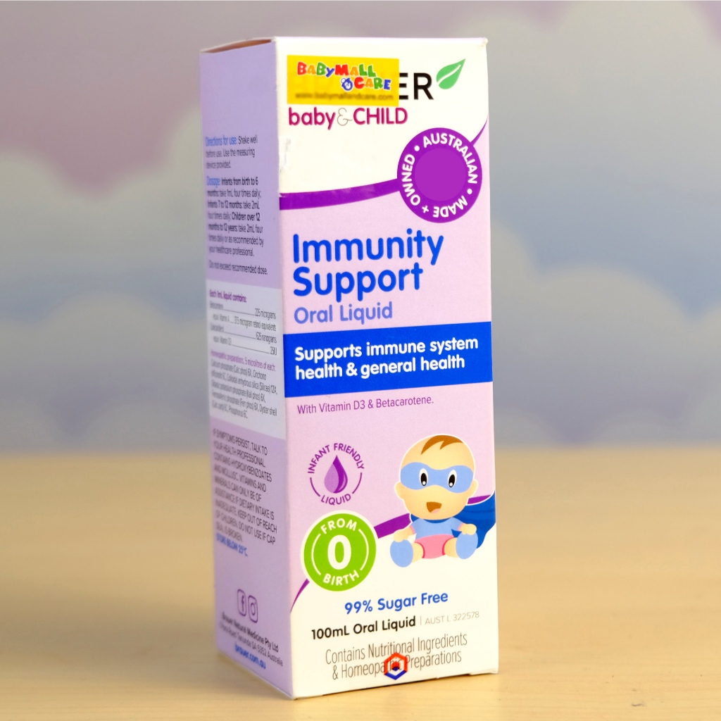 Thực phẩm Bảo Vệ Sức Khỏe BRAUER BABY & CHILD IMMUNITY SUPPORT 100ML