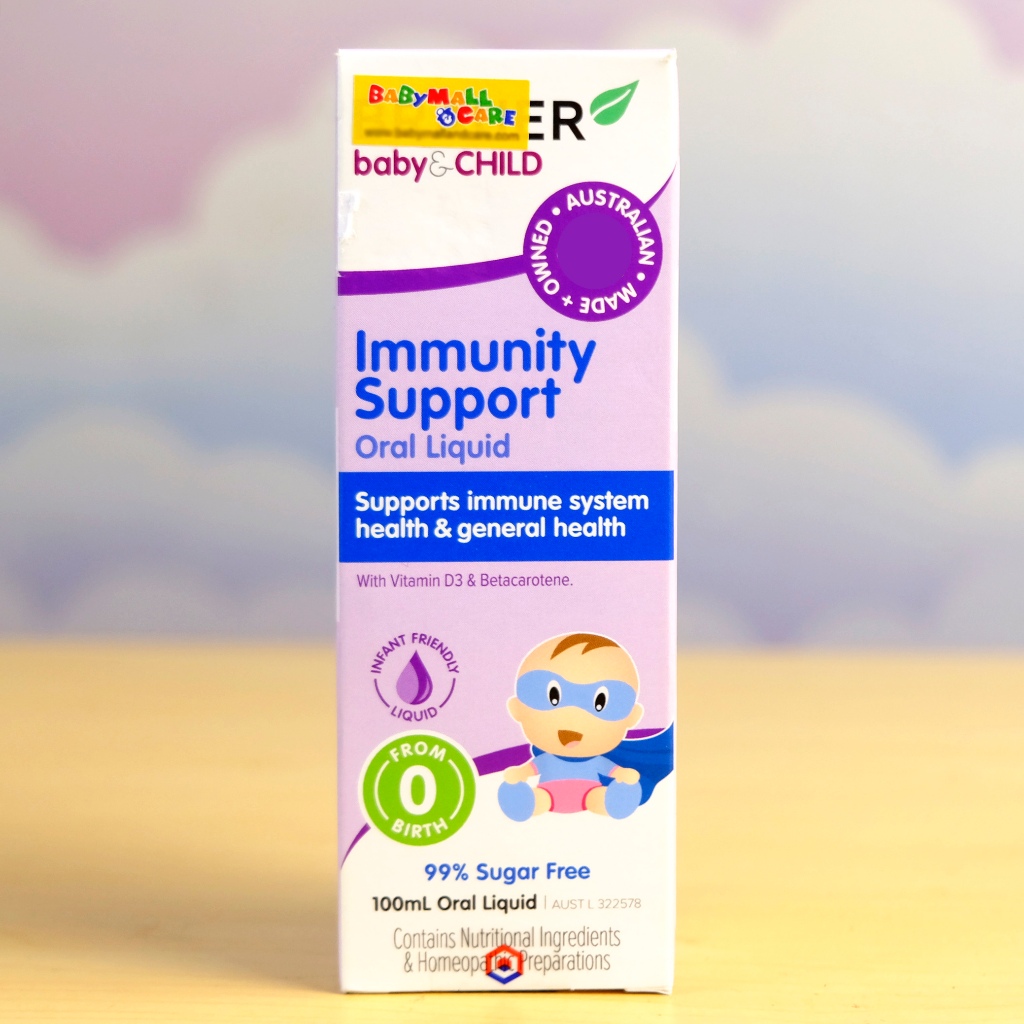 Thực phẩm Bảo Vệ Sức Khỏe BRAUER BABY & CHILD IMMUNITY SUPPORT 100ML