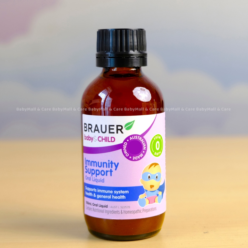 Thực phẩm Bảo Vệ Sức Khỏe BRAUER BABY & CHILD IMMUNITY SUPPORT 100ML