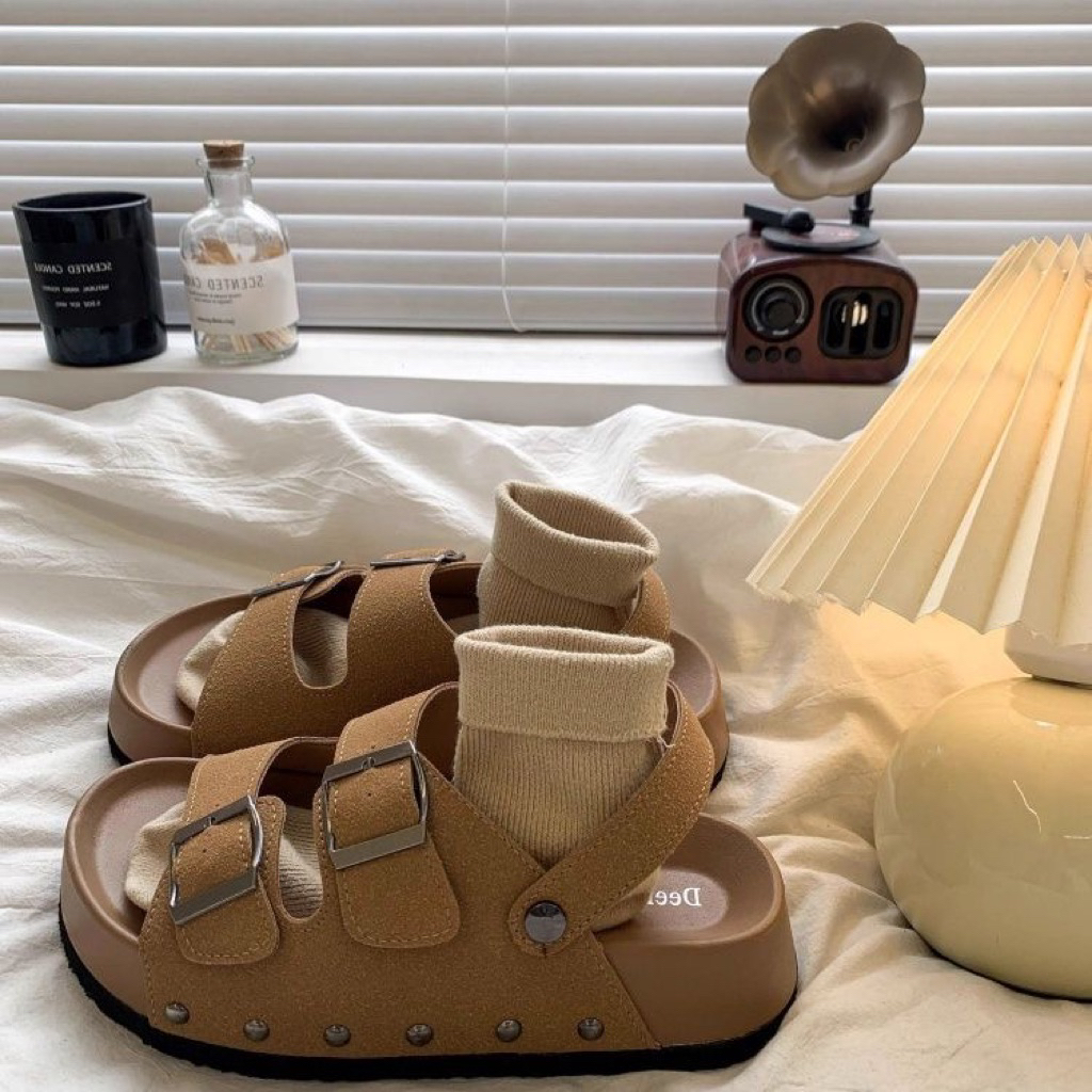 ✨ Dép Sandal Nữ 2 quai – Êm, Sang & Siêu Dễ Phối Đồ ✨