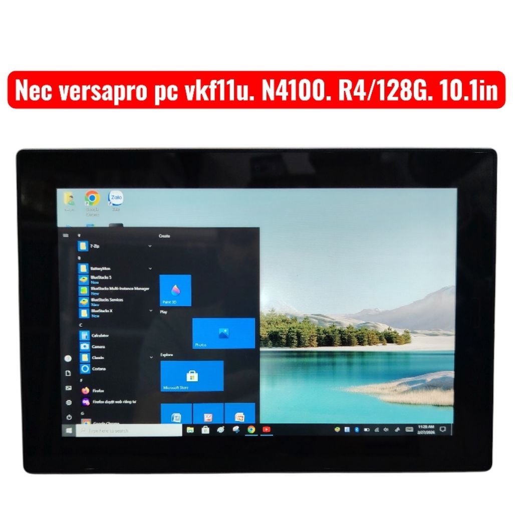 Mtb Nec versapro vkf11u. cpu n4100. R4/128g.pin tốt. kèm sạc tybe C ...