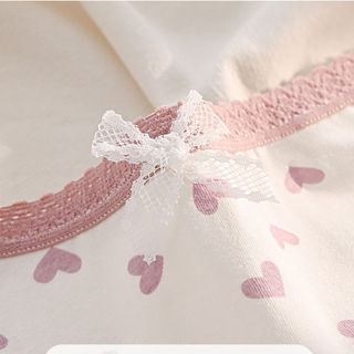 Quần lót nữ cotton kháng khuẩn viền ren đính nơ xinh xắn cạp vừa tôn dáng co giãn vừa DEVARI L110
