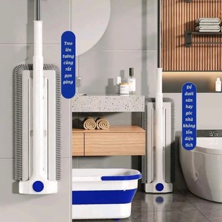 Cây Lau Nhà Tự Vắt 45cm x12cm , Xoay 360 Độ tặng kèm 2 bông san hô 2026 ( hàng loại 1 HOT )