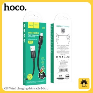 [Chính Hãng] Cáp Sạc Nhanh HOCO X89 Cho Type C / Ip / Micro USB , Tốc Độ 2.4A Và Truyền Dữ Liệu (Kèm Hộp)