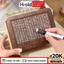 Hộp tiết kiệm bằng gỗ Sáng tạo Có thể ghi chú và tái sử dụng Tặng kèm bút dạ Hộp tiết kiệm theo dõi tài chính gia đình