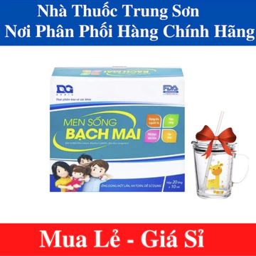 Men sống Bạch mai Men vi sinh cho Bé - Bổ sung lợi khuẩn , Giúp cân bằng hệ vi sinh -NT TRUNGSON