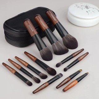 Set cọ makeup mini bộ cọ trang điểm mini 12 cọ, bộ cọ makeup cá nhân,chuyên nghiệp cho người mới