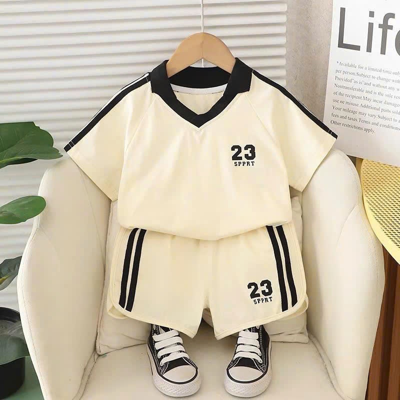 Bộ Đồ Trẻ Em Số 23 Cho Bé Trai Bé Gái – Set Quần Áo Mùa Hè Chất Vải Co Giãn 4 Chiều Thoáng Mát