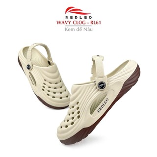 Dép Sục REDLEO Wavy - Đúc Nguyên Khối EVA Siêu Nhẹ Unisex, Phối Màu Thời Trang, Chống Trượt DRL61