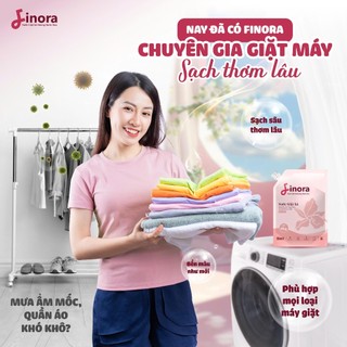 [ MUA 1 TẶNG 1 ] Nước Giặt Xả Finora Hương Nước Hoa , Lưu Hương lâu, 2 Túi/4kg