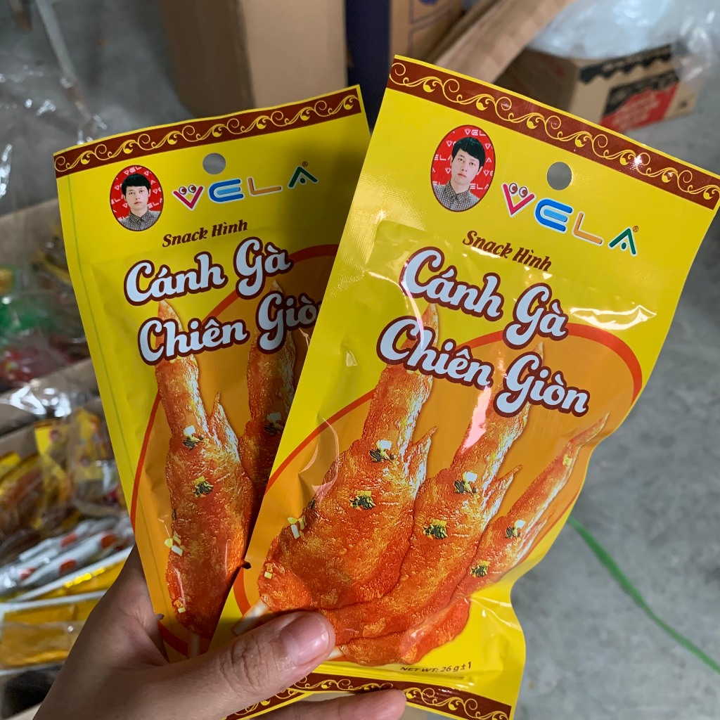 Snack Cánh Gà Chiên Giòn Vela Giòn Ngon - Đồ Ăn Vặt Hot Cổng Trường