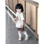 Set đồ bé gái áo thun in hình cún dễ thương phối quần short chất cotton mềm mát Moonie Kido - B11/ bộ chó nâu