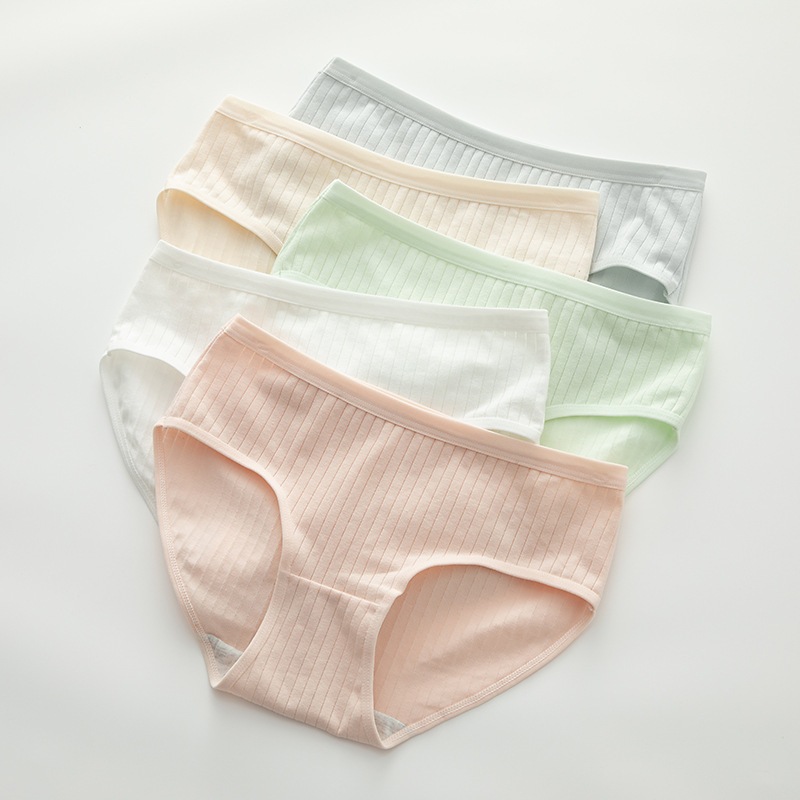 COMBO 3-5 Quần lót nữ cotton kháng khuẩn kiểu dáng basic trơn bo chun co giãn linh hoạt LANIXA L562