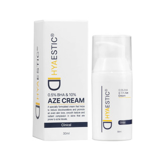[Chính Hãng - Không tem công ty] Kem Giảm Mụn, Sáng Da & Làm Mờ Thâm Hyaestic 0,5% BHA & 10% Aze Cream Azelaic (30ml)