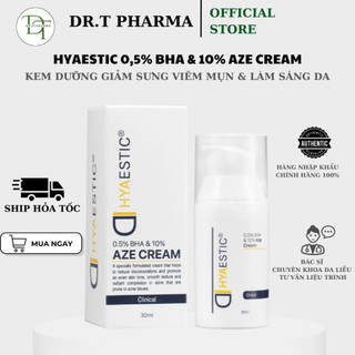 [Chính Hãng - Không tem công ty] Kem Giảm Mụn, Sáng Da & Làm Mờ Thâm Hyaestic 0,5% BHA & 10% Aze Cream Azelaic (30ml)