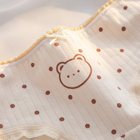 Quần lót nữ cotton kháng khuẩn thấm hút tốt hoáng khí đáy lót 2 lớp kháng khuẩn khử mùi LANIXA L120