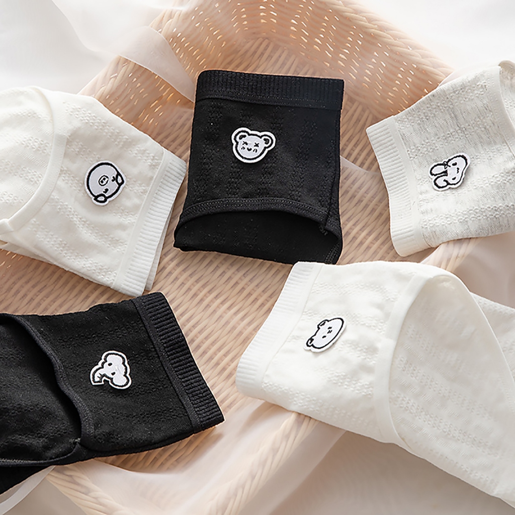 COMBO 3-5 Quần lót nữ cotton kháng khuẩn bo chun co giãn linh hoạt kiểu dáng xinh xắn LANIXA LA68
