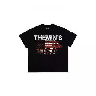 Áo Thun Themin's FLAG TM01 Áo Thun Unisex Form Boxy Vải Cotton 250gsm