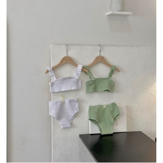 Set đồ bơi 2 mảnh cho bé gái màu trắng
