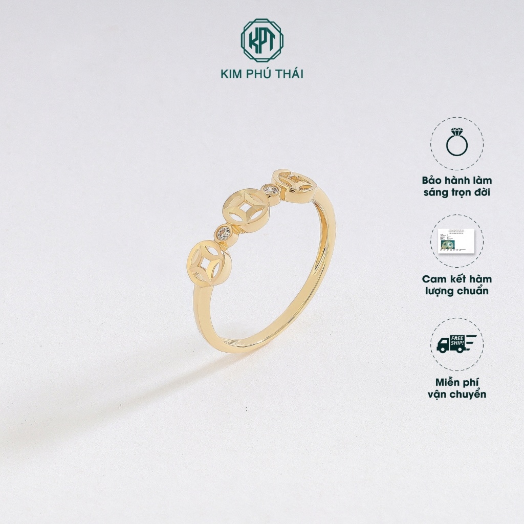 Women's Solid Gold Feng Shui Ring by Kim Phú Thái