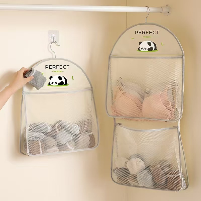 Túi lưới treo đồ lót tất vớ đa năng - Giỏ đựng đồ treo trường để đồ dùng cá nhân tiện lợi