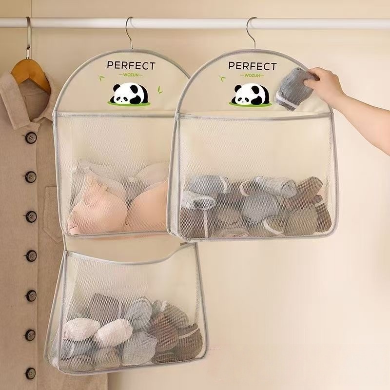 Túi lưới treo đồ lót tất vớ đa năng - Giỏ đựng đồ treo trường để đồ dùng cá nhân tiện lợi