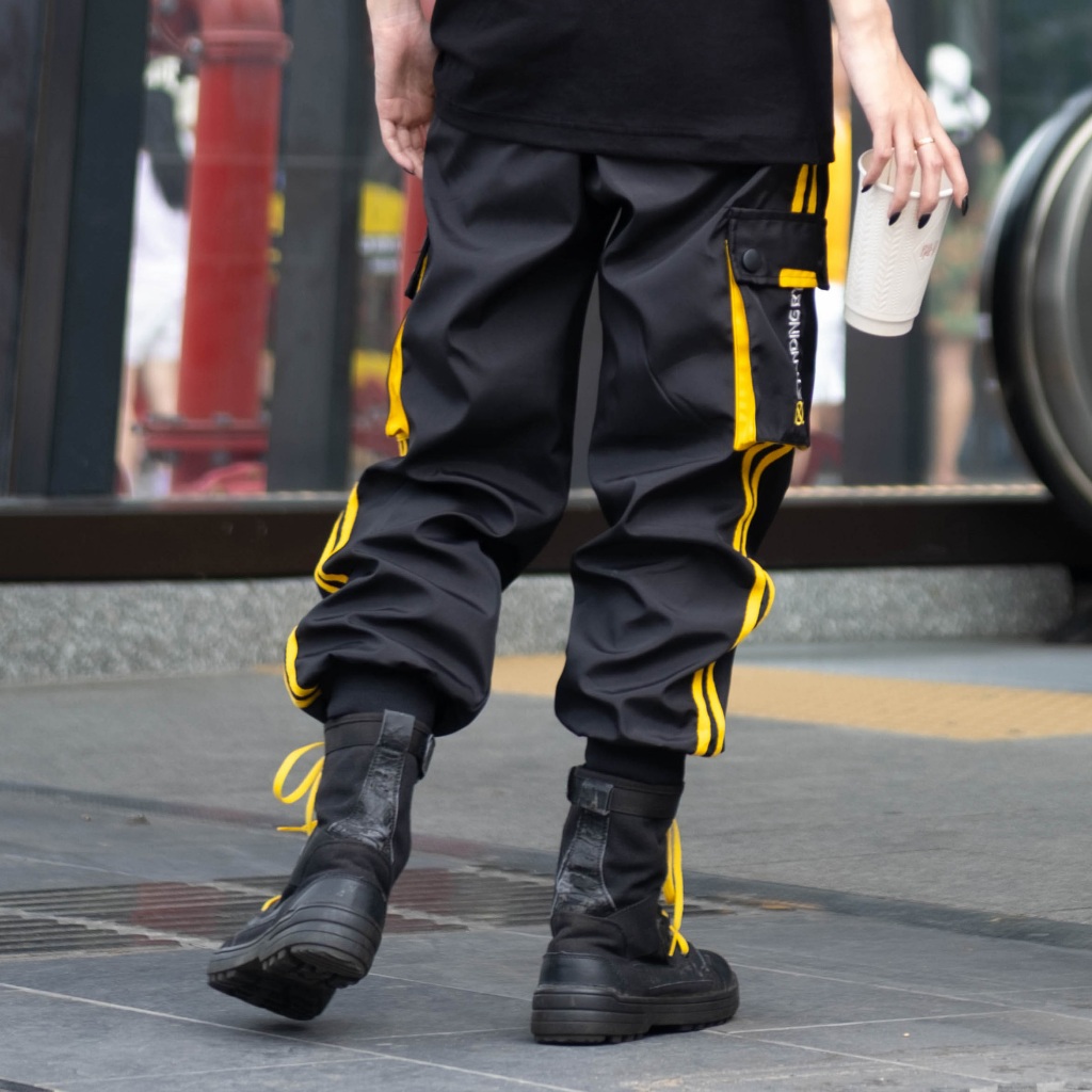 Quần Dù Kaixa Ống Rộng Nam Nữ Unisex Form Rộng Oversized