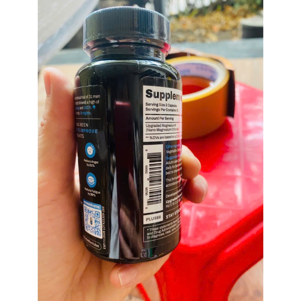 Upgraded Magnesium’s Nano-Particle Quality sleep can boost your energy and focus to help complete your daily to-do list.