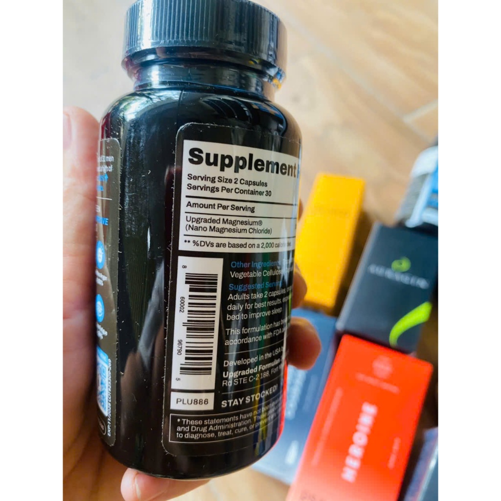Upgraded Magnesium’s Nano-Particle Quality sleep can boost your energy and focus to help complete your daily to-do list.