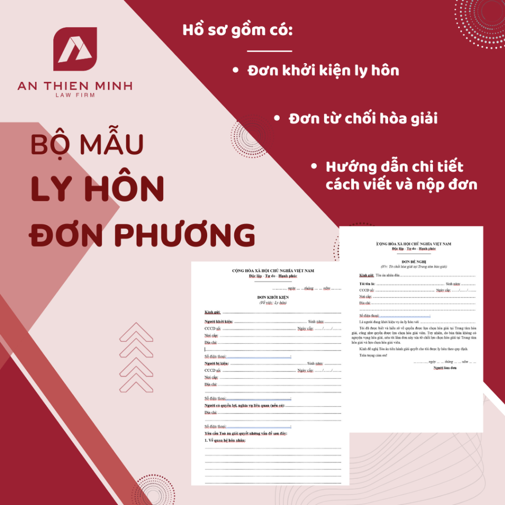 Bộ mẫu ĐƠN PHƯƠNG LY HÔN mới nhất 2026 + Hướng dẫn soạn thảo để sử dụng ngay