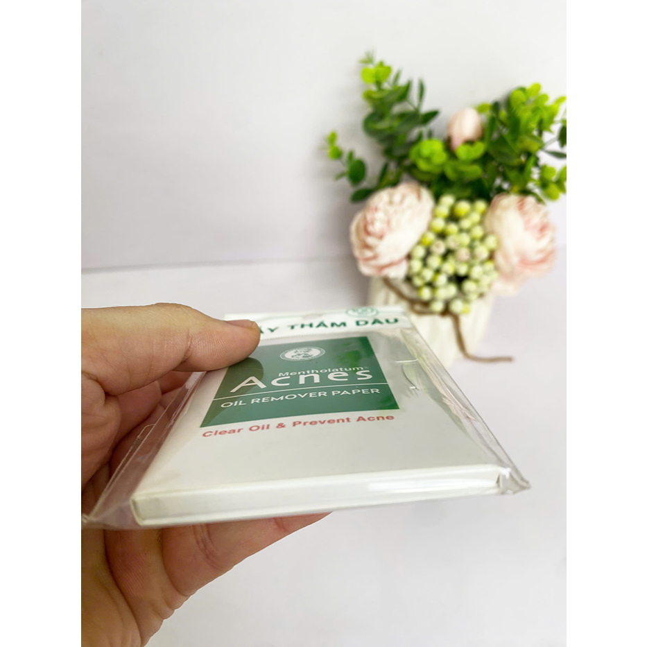 Giấy Thấm Dầu Acnes Oil Remover Paper, Giúp Kiểm Soát Nhờn, Ngừa Mụn 100 tờ